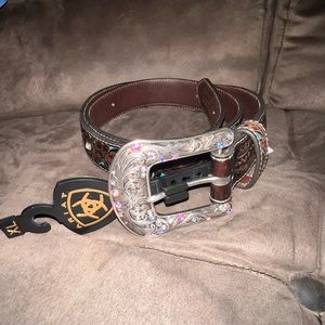 Turqoise Ariat Western Belt